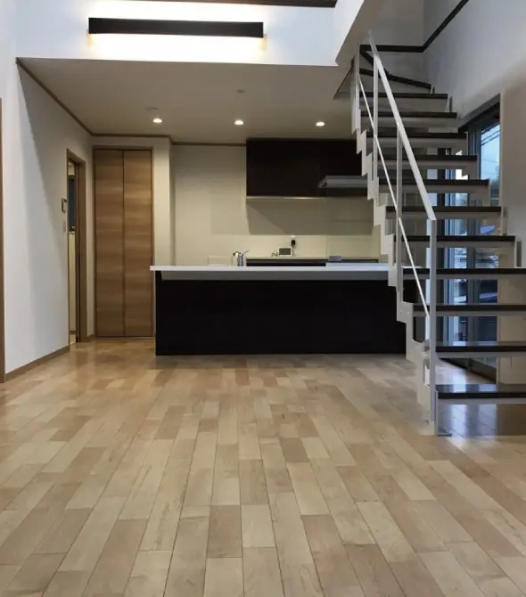 スケルトン階段デザイン画像7-千葉市の完全自由設計住宅販売会社-ウィッシュホーム株式会社