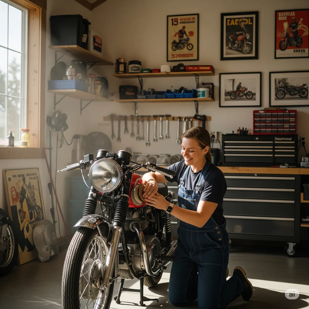 ガレージのある暮らしは、バイクとの関係をもっと深めてくれる