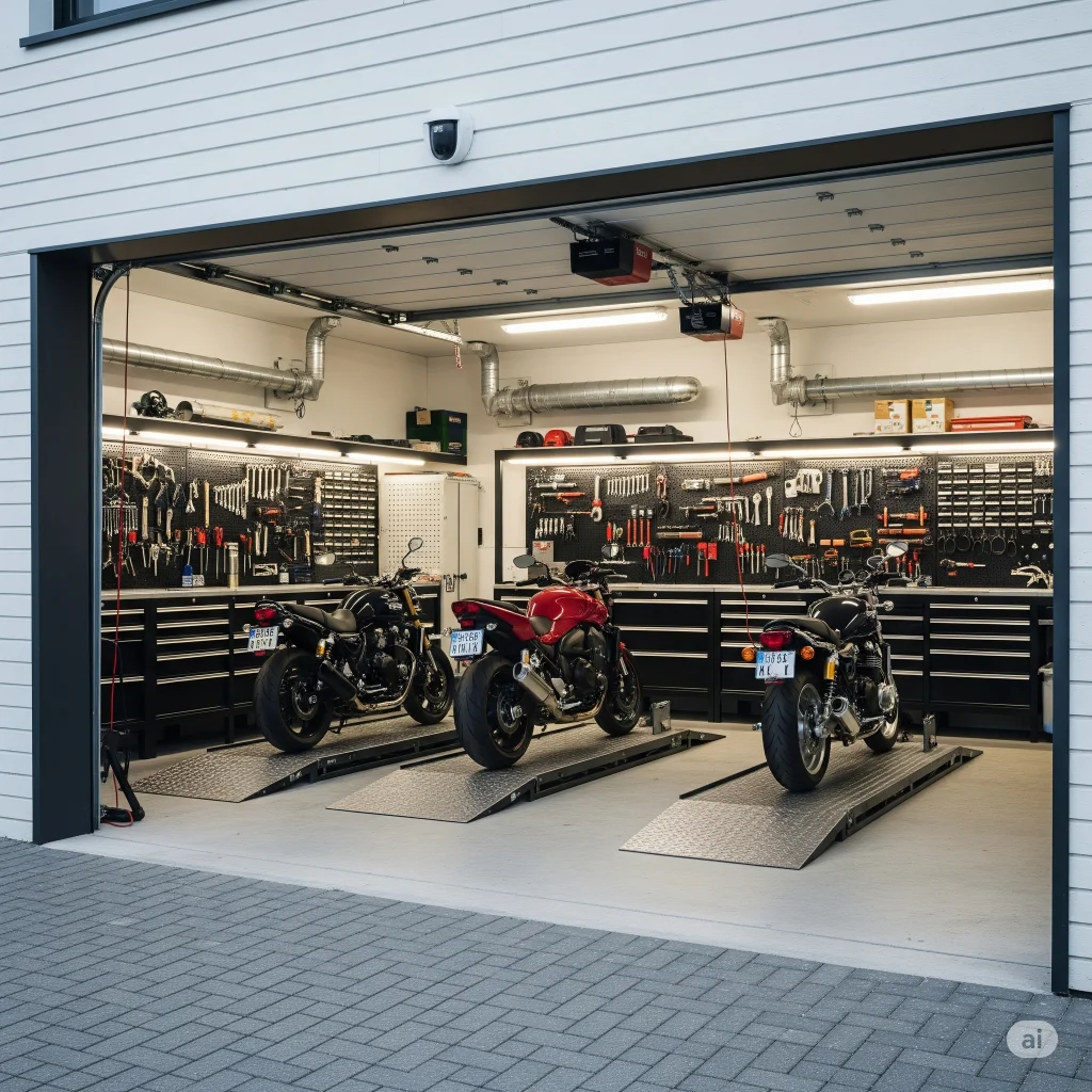 バイク収納としてのガレージの設計ポイント