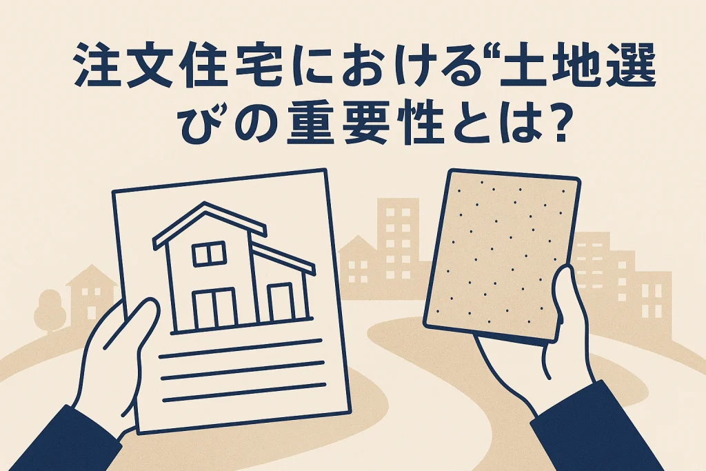 注文住宅における“土地選び”の重要性とは？